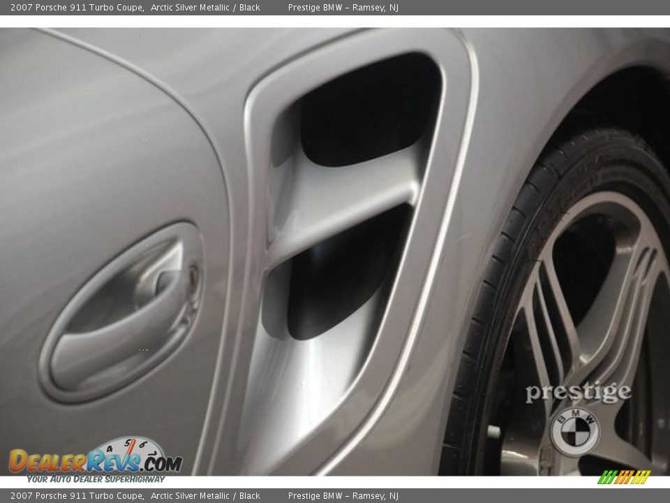 2007 Porsche 911 Turbo Coupe Arctic Silver Metallic / Black Photo #15