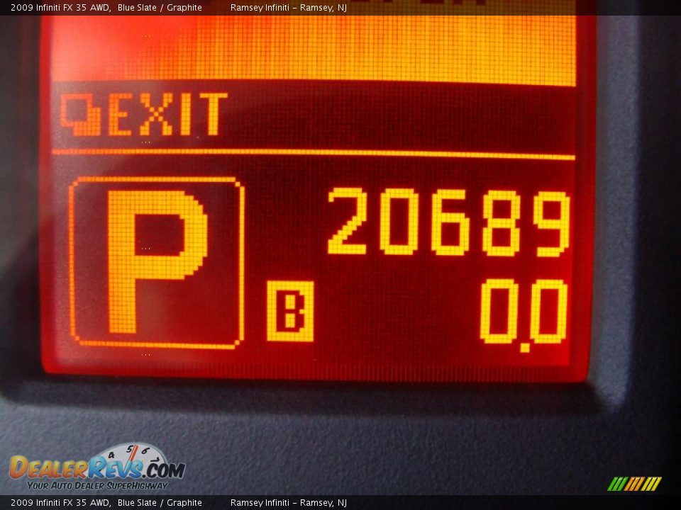 2009 Infiniti FX 35 AWD Blue Slate / Graphite Photo #15
