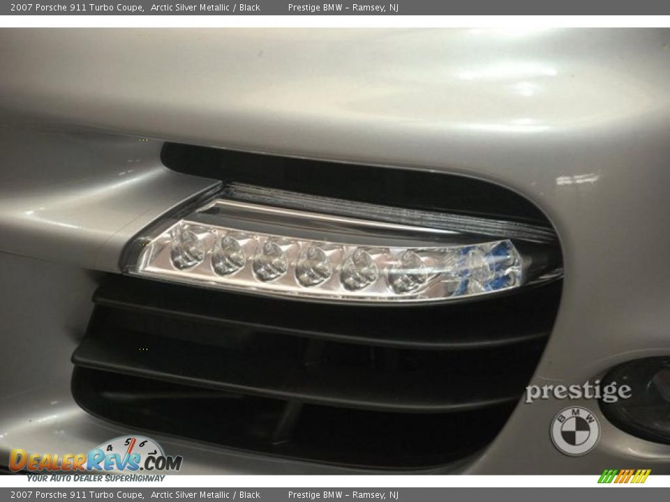 2007 Porsche 911 Turbo Coupe Arctic Silver Metallic / Black Photo #16