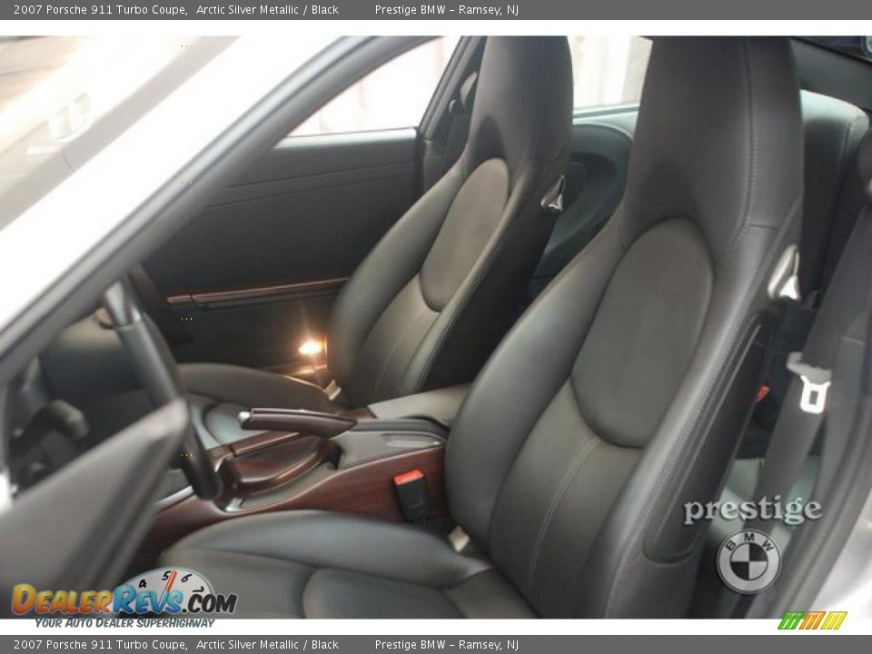 2007 Porsche 911 Turbo Coupe Arctic Silver Metallic / Black Photo #22