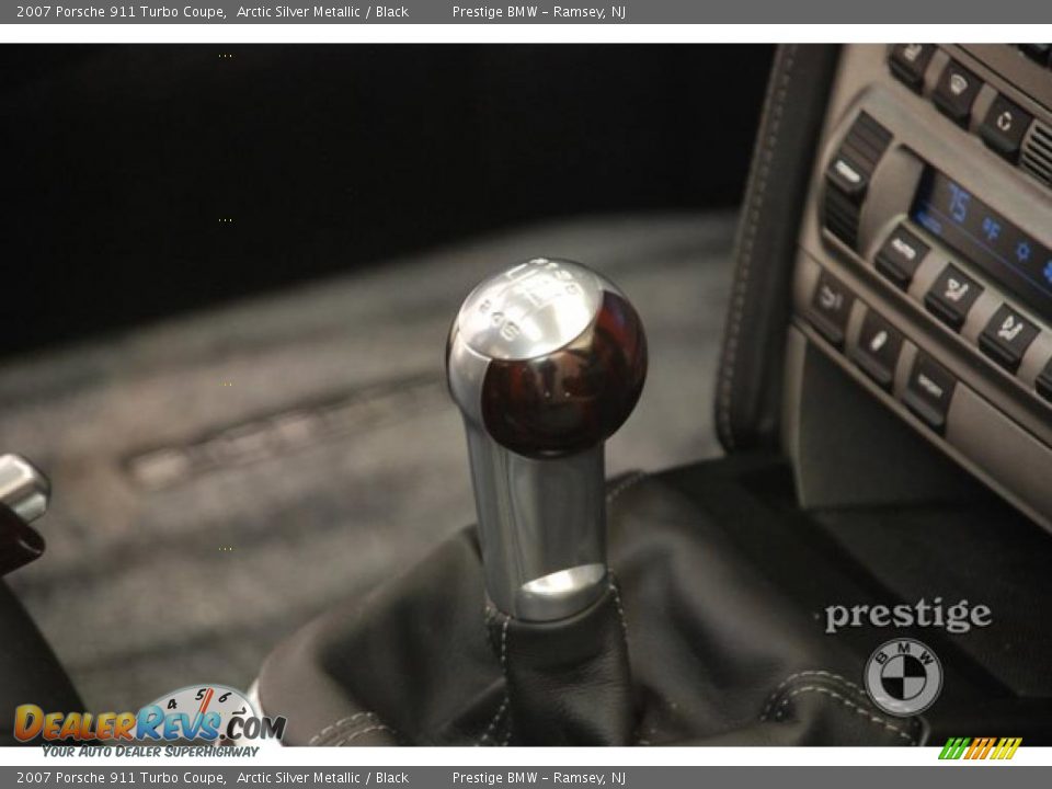 2007 Porsche 911 Turbo Coupe Arctic Silver Metallic / Black Photo #25