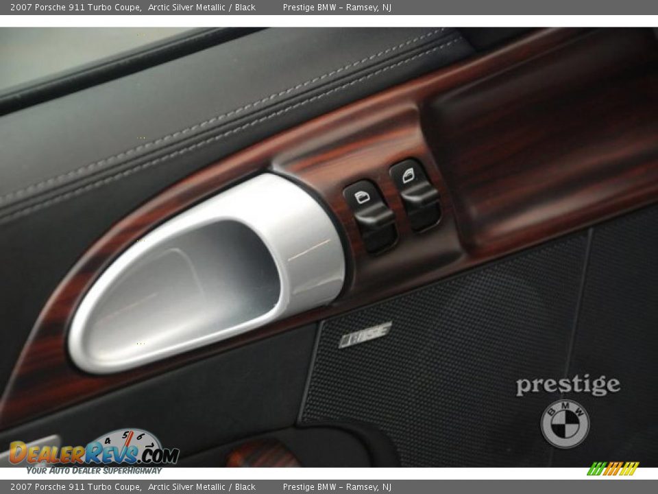 2007 Porsche 911 Turbo Coupe Arctic Silver Metallic / Black Photo #27
