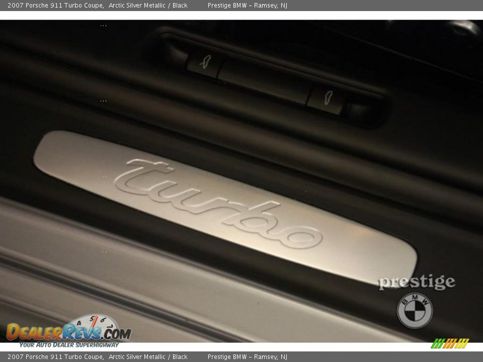 2007 Porsche 911 Turbo Coupe Arctic Silver Metallic / Black Photo #29