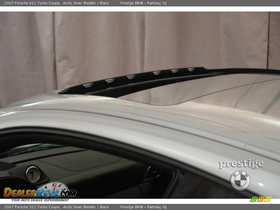 2007 Porsche 911 Turbo Coupe Arctic Silver Metallic / Black Photo #30