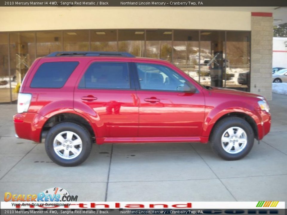 2010 Mercury Mariner I4 4WD Sangria Red Metallic / Black Photo #1
