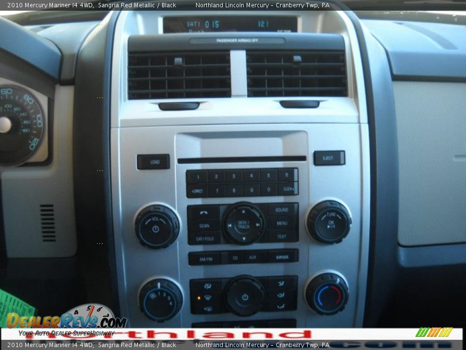 2010 Mercury Mariner I4 4WD Sangria Red Metallic / Black Photo #17