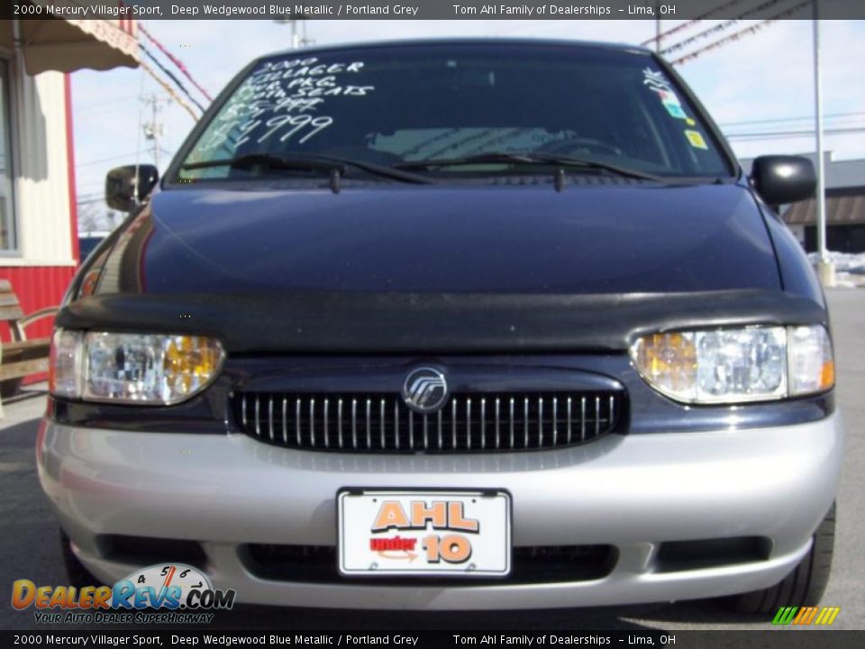 2000 Mercury Villager Sport Deep Wedgewood Blue Metallic / Portland Grey Photo #3