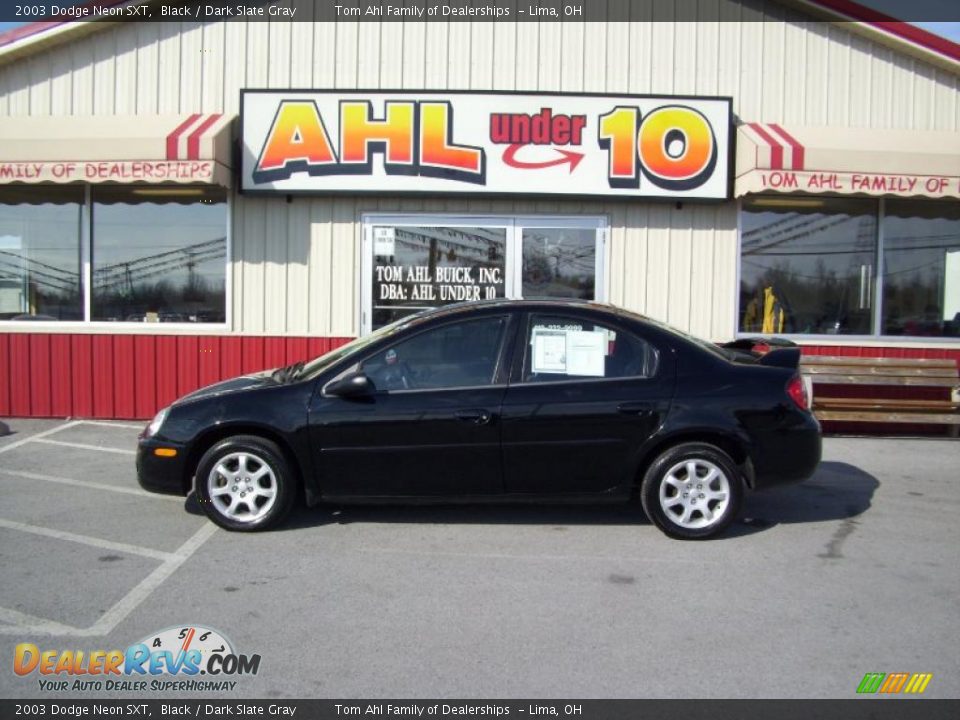 2003 Dodge Neon SXT Black / Dark Slate Gray Photo #1
