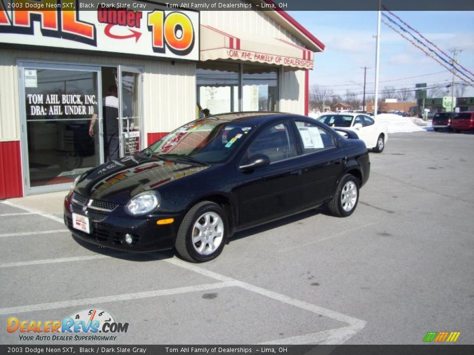 2003 Dodge Neon SXT Black / Dark Slate Gray Photo #2
