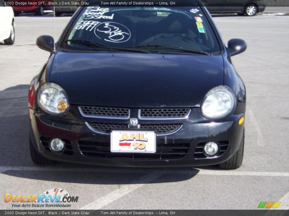 2003 Dodge Neon SXT Black / Dark Slate Gray Photo #3