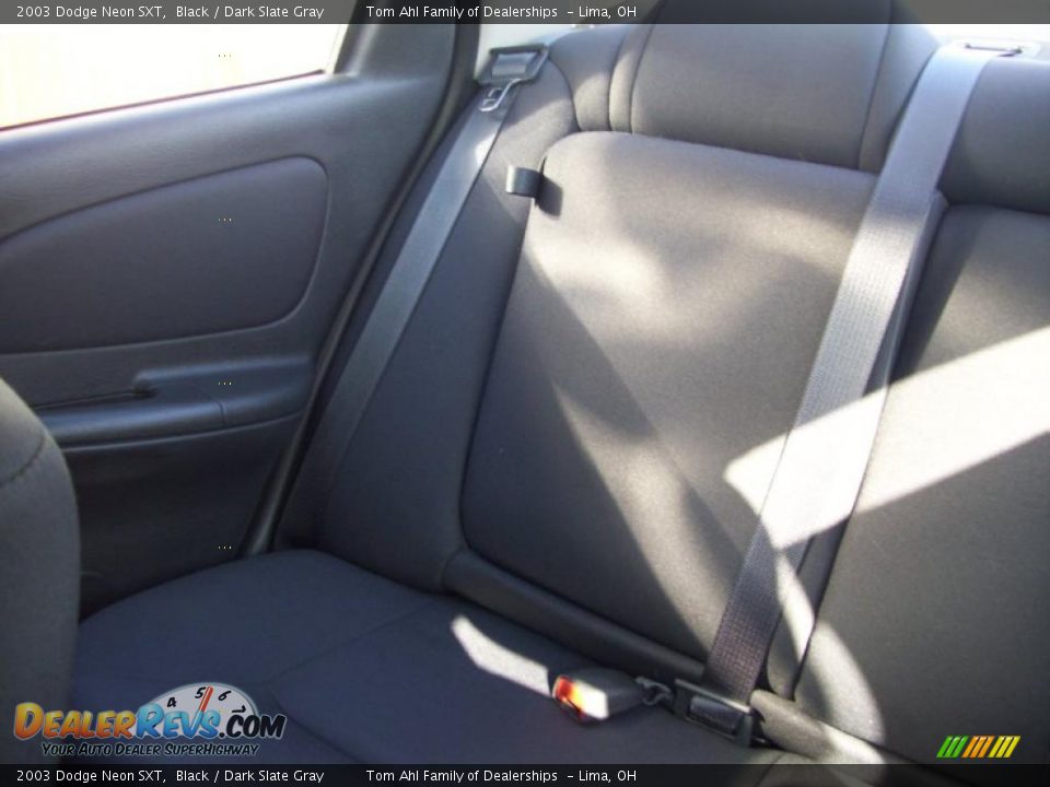 2003 Dodge Neon SXT Black / Dark Slate Gray Photo #9