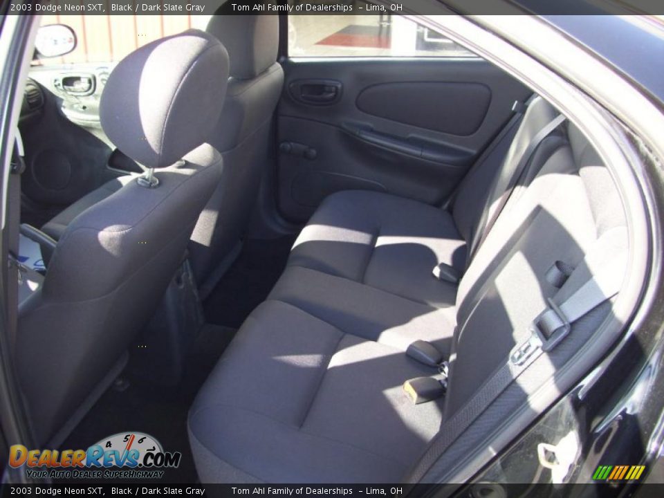 2003 Dodge Neon SXT Black / Dark Slate Gray Photo #10