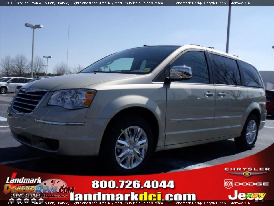 2010 Chrysler Town & Country Limited Light Sandstone Metallic / Medium Pebble Beige/Cream Photo #1
