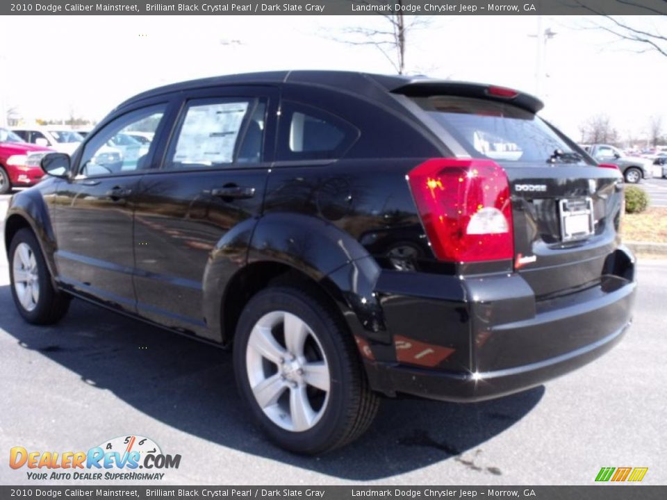 2010 Dodge Caliber Mainstreet Brilliant Black Crystal Pearl / Dark Slate Gray Photo #2