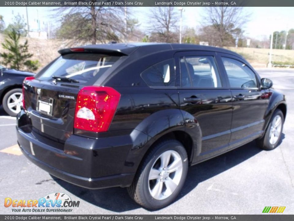 2010 Dodge Caliber Mainstreet Brilliant Black Crystal Pearl / Dark Slate Gray Photo #3