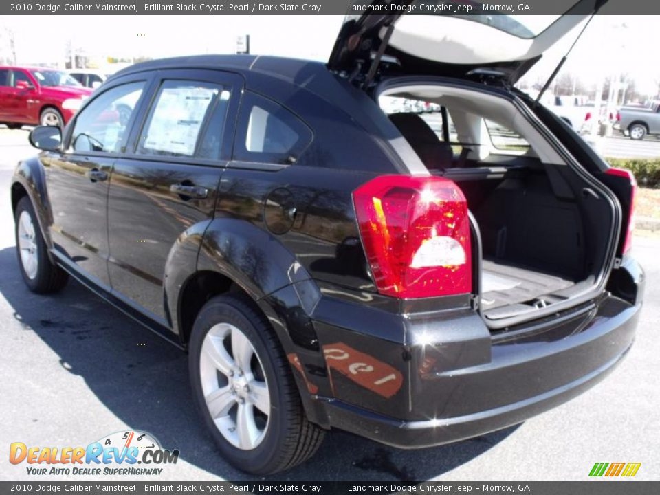 2010 Dodge Caliber Mainstreet Brilliant Black Crystal Pearl / Dark Slate Gray Photo #8