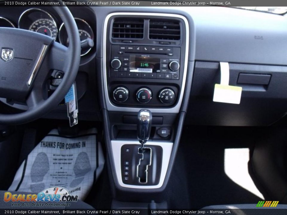 2010 Dodge Caliber Mainstreet Brilliant Black Crystal Pearl / Dark Slate Gray Photo #11