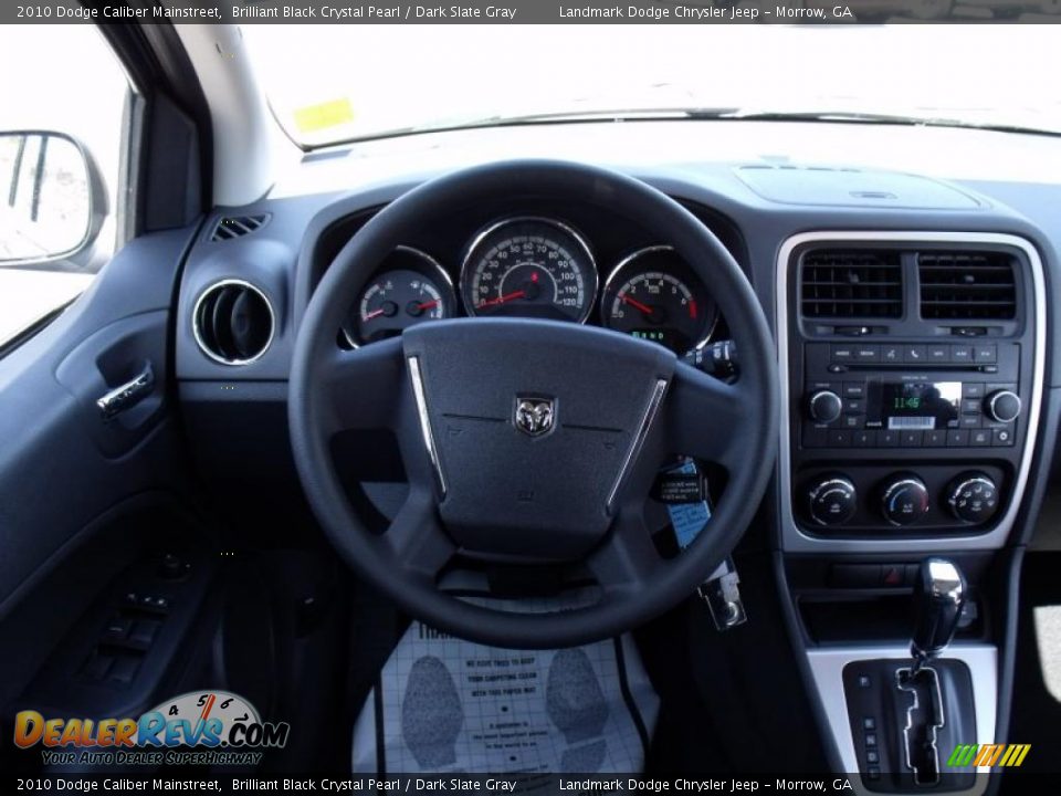 2010 Dodge Caliber Mainstreet Brilliant Black Crystal Pearl / Dark Slate Gray Photo #12