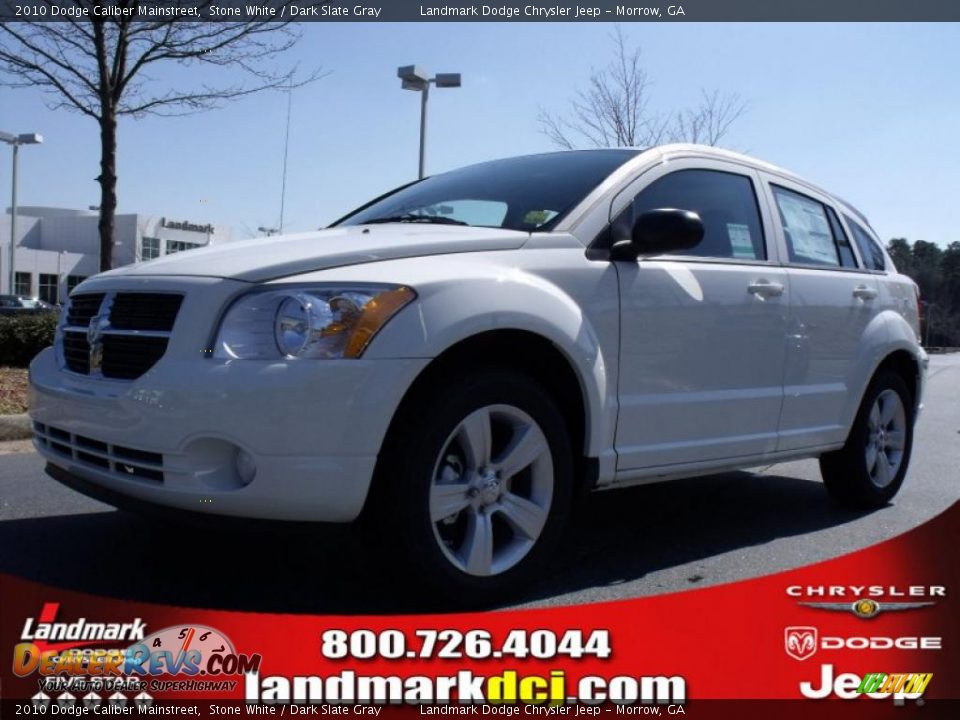 2010 Dodge Caliber Mainstreet Stone White / Dark Slate Gray Photo #1