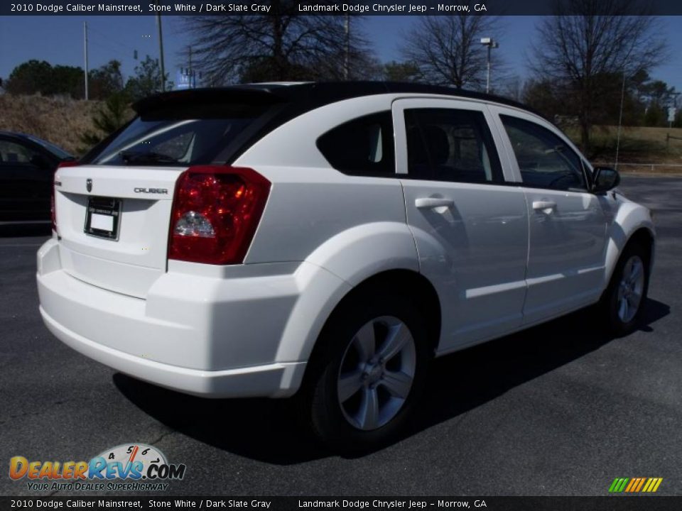 2010 Dodge Caliber Mainstreet Stone White / Dark Slate Gray Photo #3