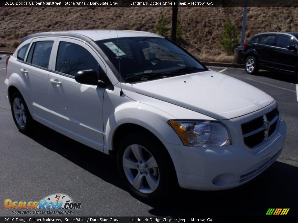 2010 Dodge Caliber Mainstreet Stone White / Dark Slate Gray Photo #4