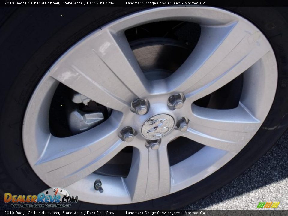 2010 Dodge Caliber Mainstreet Stone White / Dark Slate Gray Photo #5