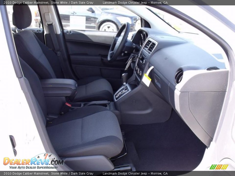 2010 Dodge Caliber Mainstreet Stone White / Dark Slate Gray Photo #10