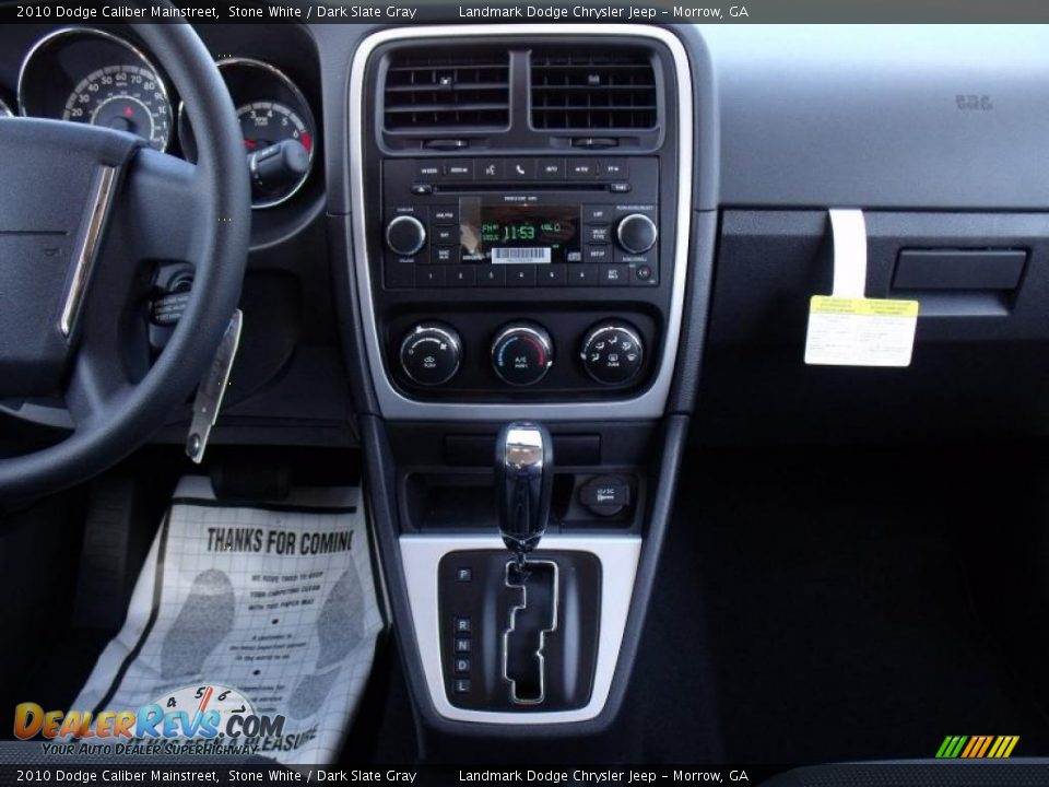 2010 Dodge Caliber Mainstreet Stone White / Dark Slate Gray Photo #11