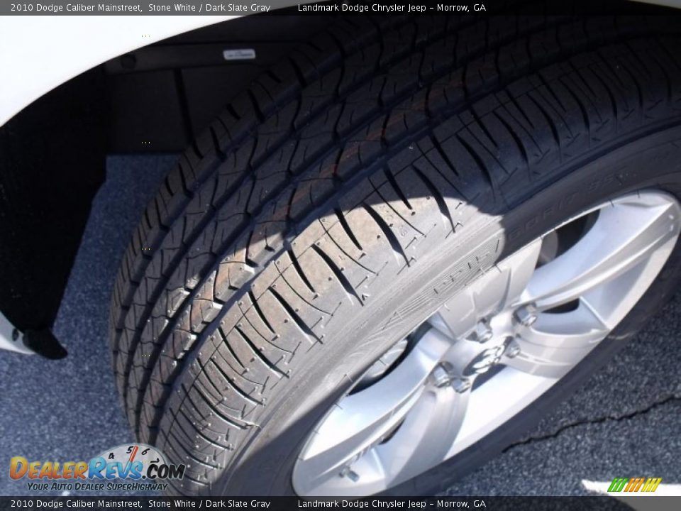 2010 Dodge Caliber Mainstreet Stone White / Dark Slate Gray Photo #14