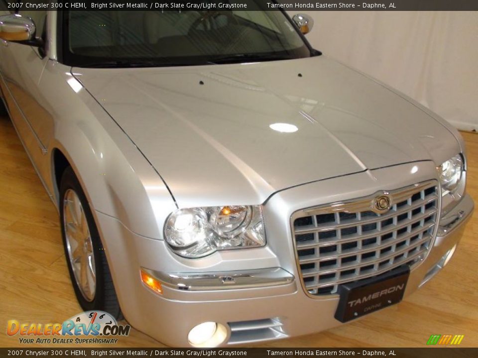 2007 Chrysler 300 C HEMI Bright Silver Metallic / Dark Slate Gray/Light Graystone Photo #2