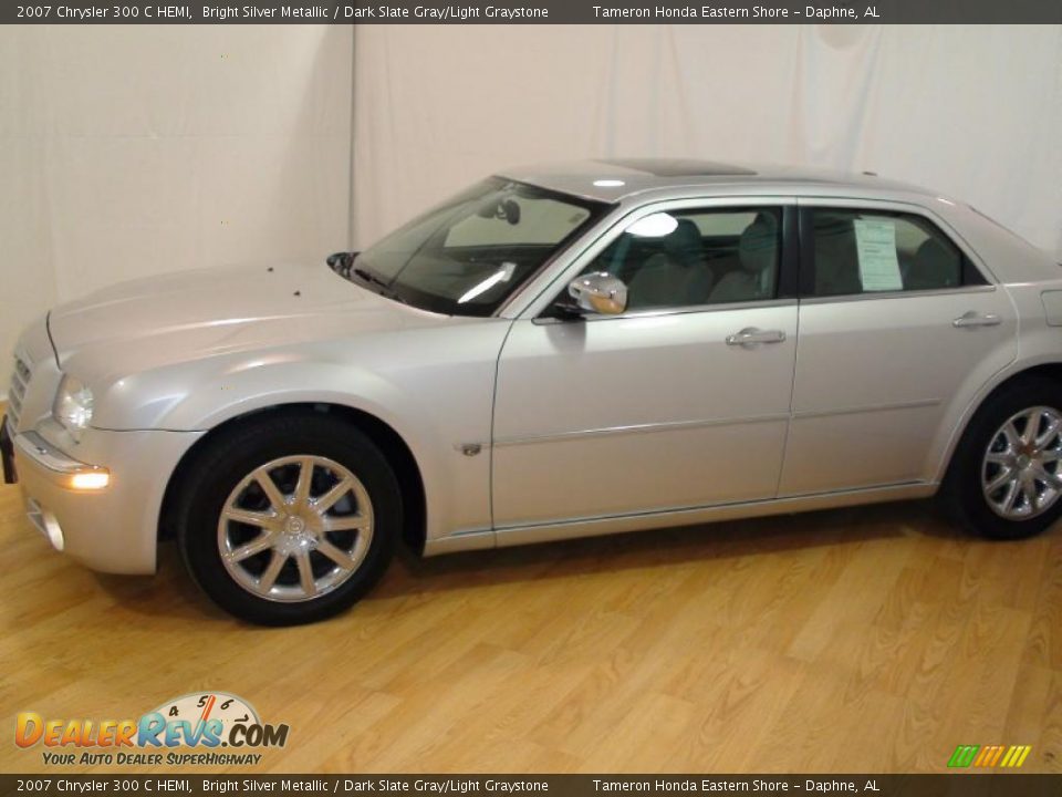2007 Chrysler 300 C HEMI Bright Silver Metallic / Dark Slate Gray/Light Graystone Photo #5