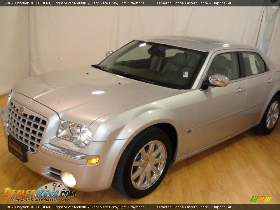 2007 Chrysler 300 C HEMI Bright Silver Metallic / Dark Slate Gray/Light Graystone Photo #7
