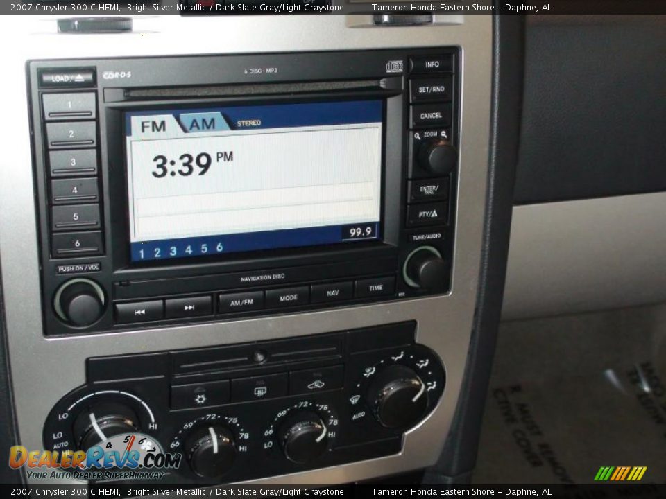 2007 Chrysler 300 C HEMI Bright Silver Metallic / Dark Slate Gray/Light Graystone Photo #20