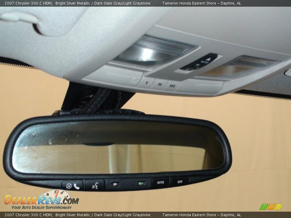 2007 Chrysler 300 C HEMI Bright Silver Metallic / Dark Slate Gray/Light Graystone Photo #23