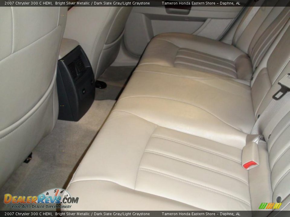 2007 Chrysler 300 C HEMI Bright Silver Metallic / Dark Slate Gray/Light Graystone Photo #28