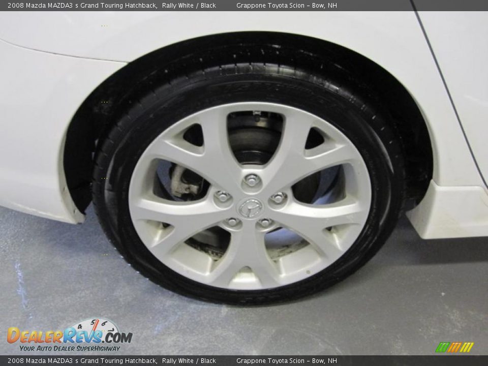 2008 Mazda MAZDA3 s Grand Touring Hatchback Rally White / Black Photo #5