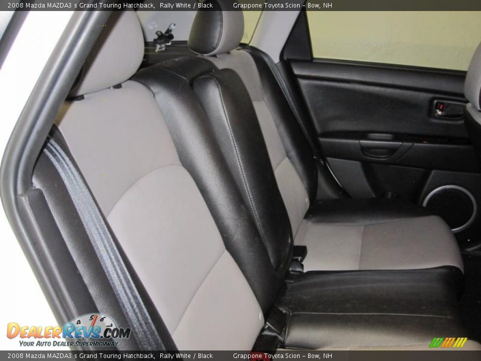 2008 Mazda MAZDA3 s Grand Touring Hatchback Rally White / Black Photo #6