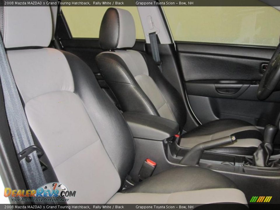 2008 Mazda MAZDA3 s Grand Touring Hatchback Rally White / Black Photo #7