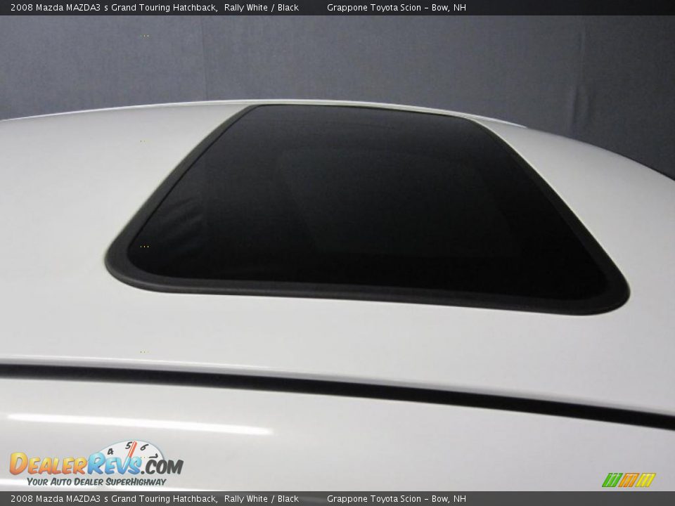2008 Mazda MAZDA3 s Grand Touring Hatchback Rally White / Black Photo #8
