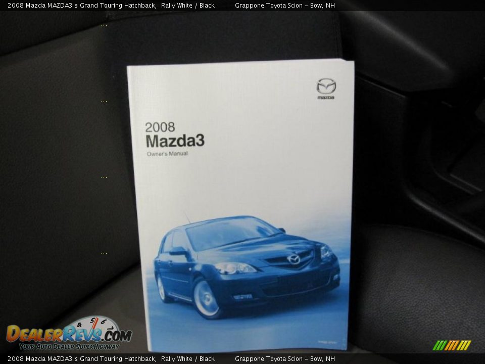 2008 Mazda MAZDA3 s Grand Touring Hatchback Rally White / Black Photo #9