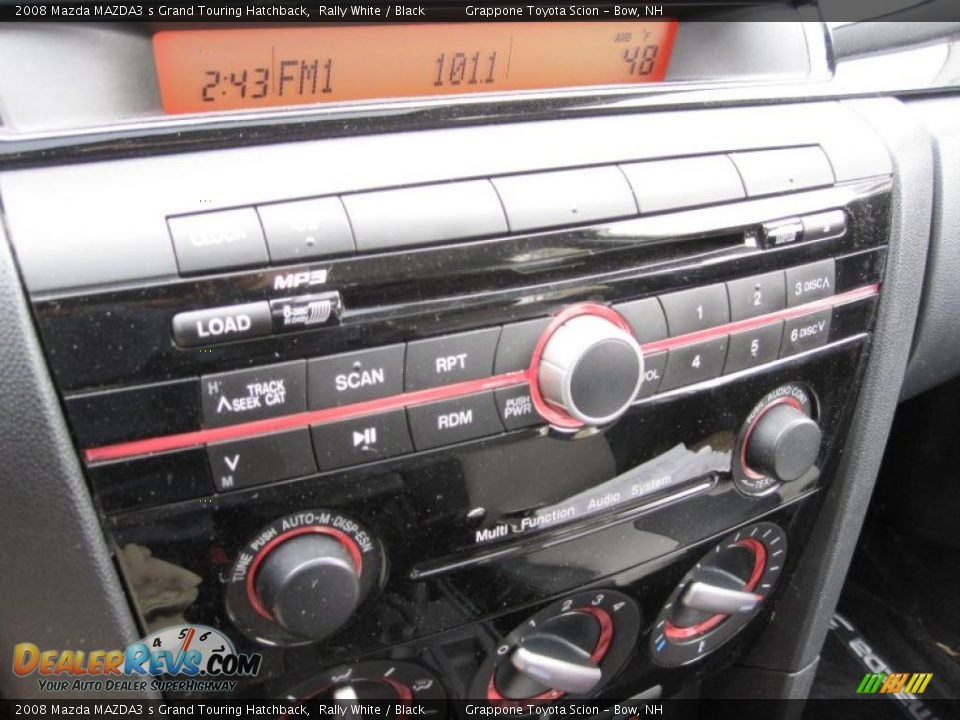 2008 Mazda MAZDA3 s Grand Touring Hatchback Rally White / Black Photo #12