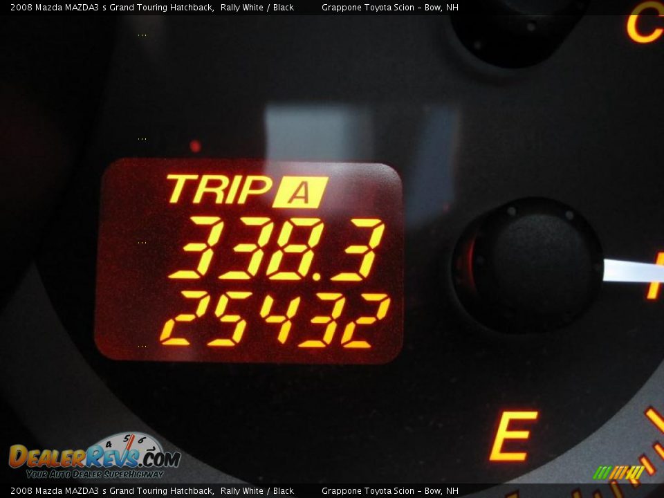 2008 Mazda MAZDA3 s Grand Touring Hatchback Rally White / Black Photo #13