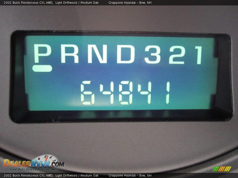 2002 Buick Rendezvous CXL AWD Light Driftwood / Medium Oak Photo #16
