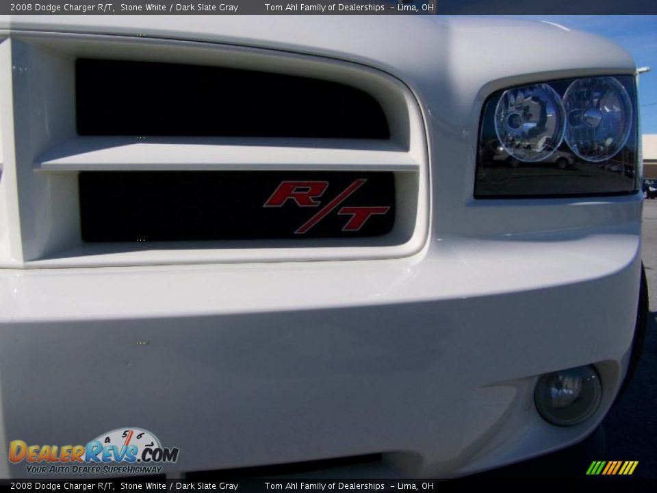2008 Dodge Charger R/T Stone White / Dark Slate Gray Photo #4