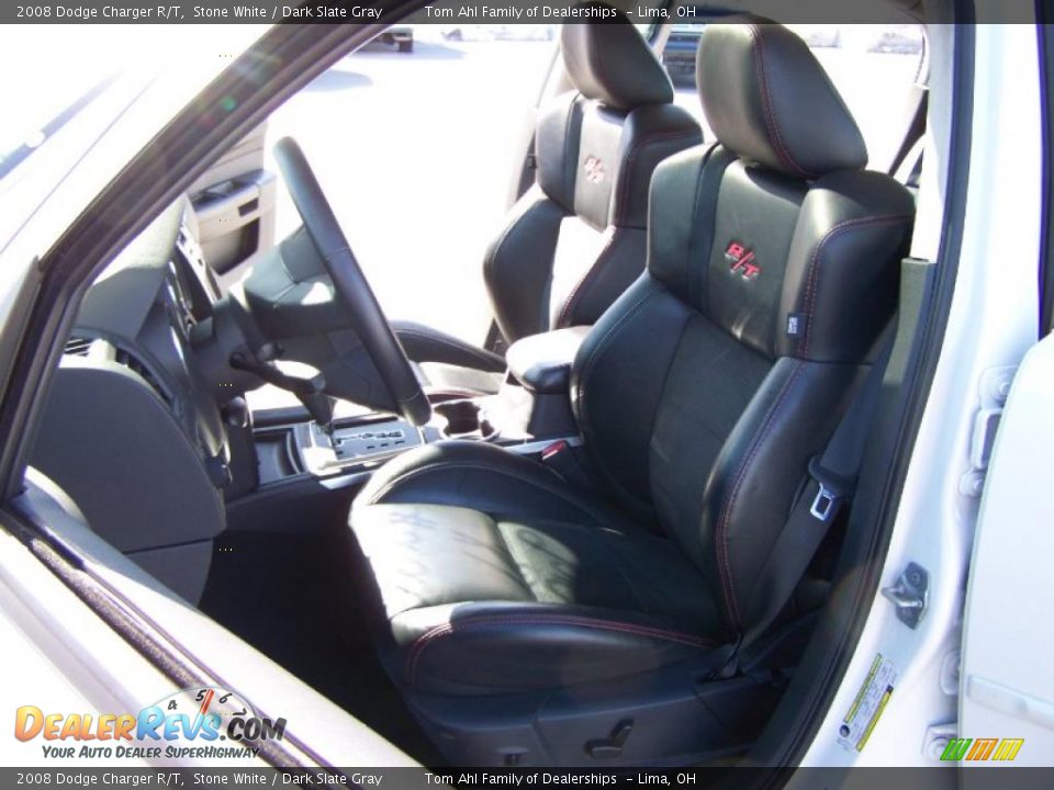 2008 Dodge Charger R/T Stone White / Dark Slate Gray Photo #13