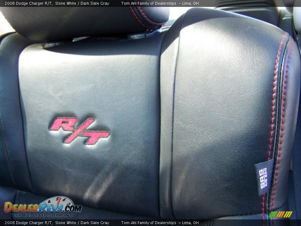 2008 Dodge Charger R/T Stone White / Dark Slate Gray Photo #15