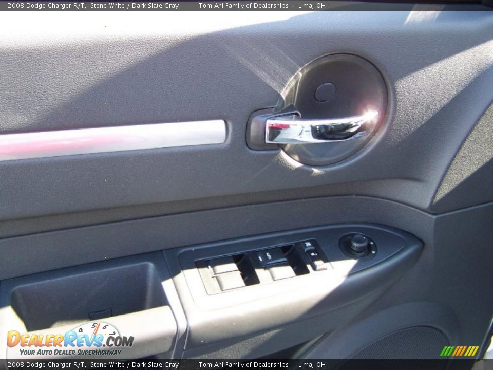 2008 Dodge Charger R/T Stone White / Dark Slate Gray Photo #17