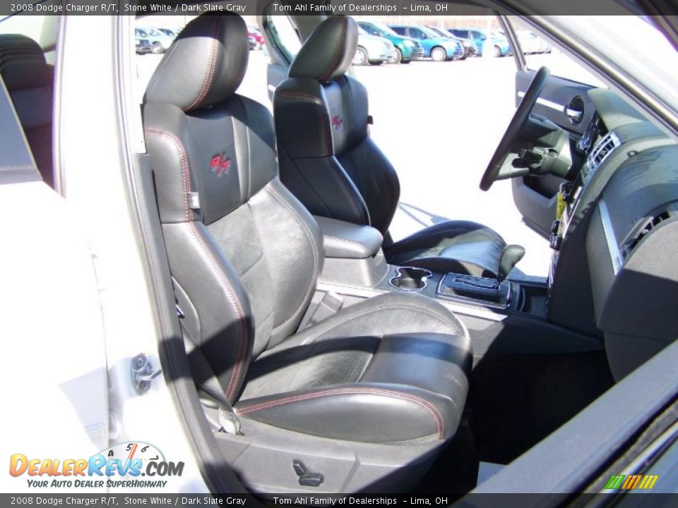 2008 Dodge Charger R/T Stone White / Dark Slate Gray Photo #21
