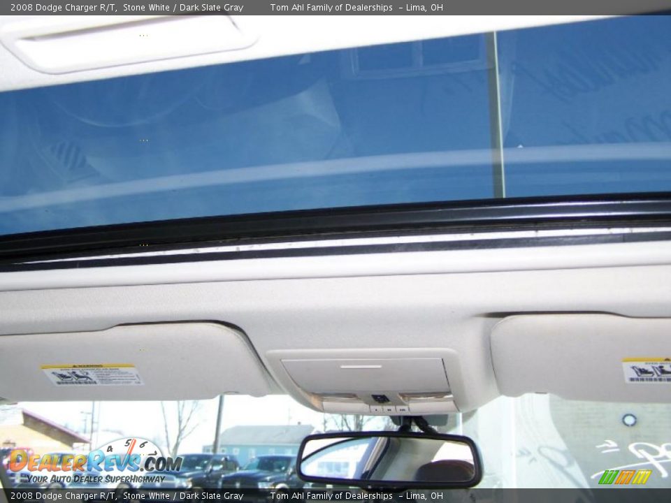 2008 Dodge Charger R/T Stone White / Dark Slate Gray Photo #23