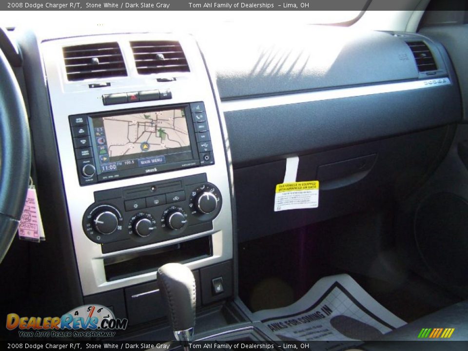 2008 Dodge Charger R/T Stone White / Dark Slate Gray Photo #28